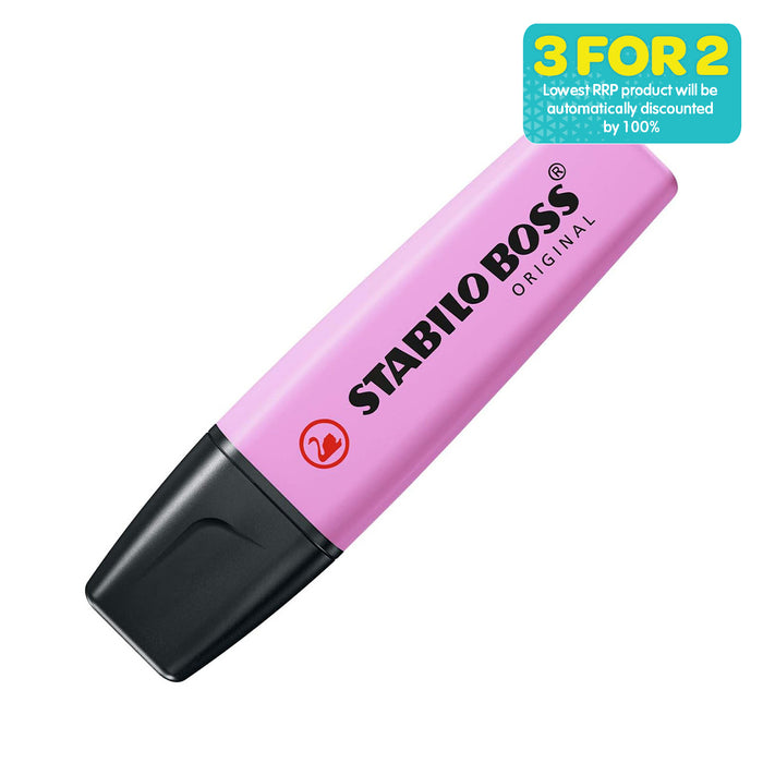 STABILO BOSS ORIGINAL Pastel Frozen Fuchsia Highlighter