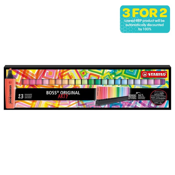 STABILO BOSS ORIGINAL ARTY Highlighters (23 Pack)