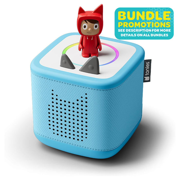 Tonies Toniebox 2 Sky Blue Starter Set with Creative Tonie Rubie Audio Figure (for Bundle, See Description)