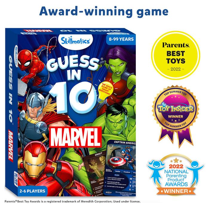 Skillmatics Guess in 10: Marvel Card Game