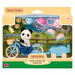 Sylvanian Families Cycle & Skate Set Panda Girl Playset
