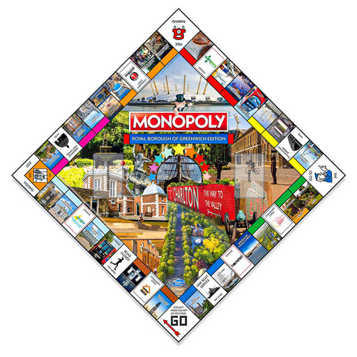 Monopoly Board Game Royal Borough of Greenwich Edition