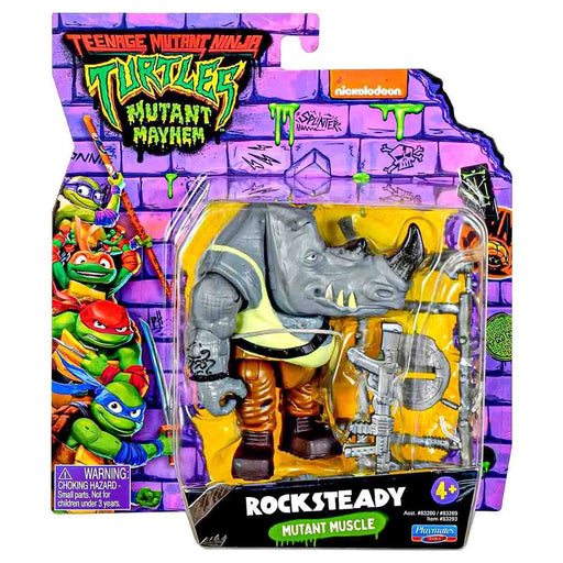 Teenage Mutant Ninja Turtles Mutant Mayhem: Rocksteady Figure