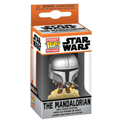 Funko Pop! Pocket Keychain: Star Wars: The Mandalorian with Blaster Vinyl Figure