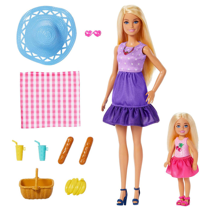 Barbie Malibu & Chelsea Sister Picnic Playset