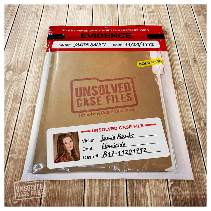 Unsolved Case Files: Jamie Banks Case Murder Mystery Game — Booghe