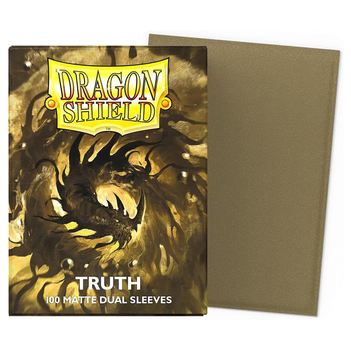 Dragon Shield Truth Matte Dual Sleeves Standard Size (100 Pack)