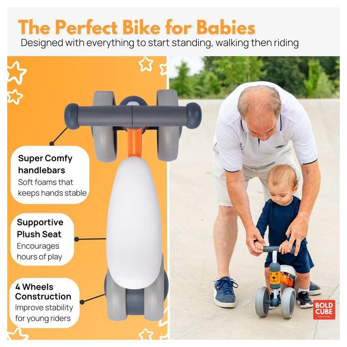 Boldcube Baby Ride-On Bike Benny Tiger