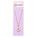 Pusheen the Cat Logo Pink Enamel Necklace