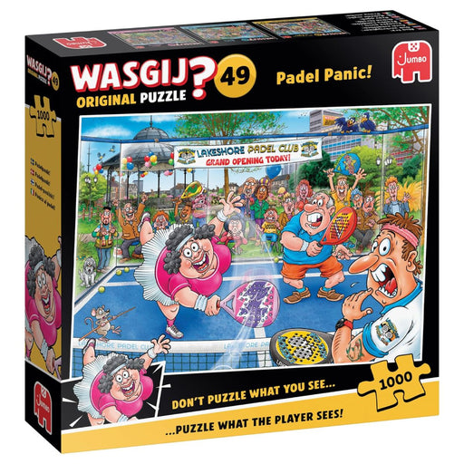 Wasgij Original 49: Padel Panic! 1000 Piece Jigsaw Puzzle
