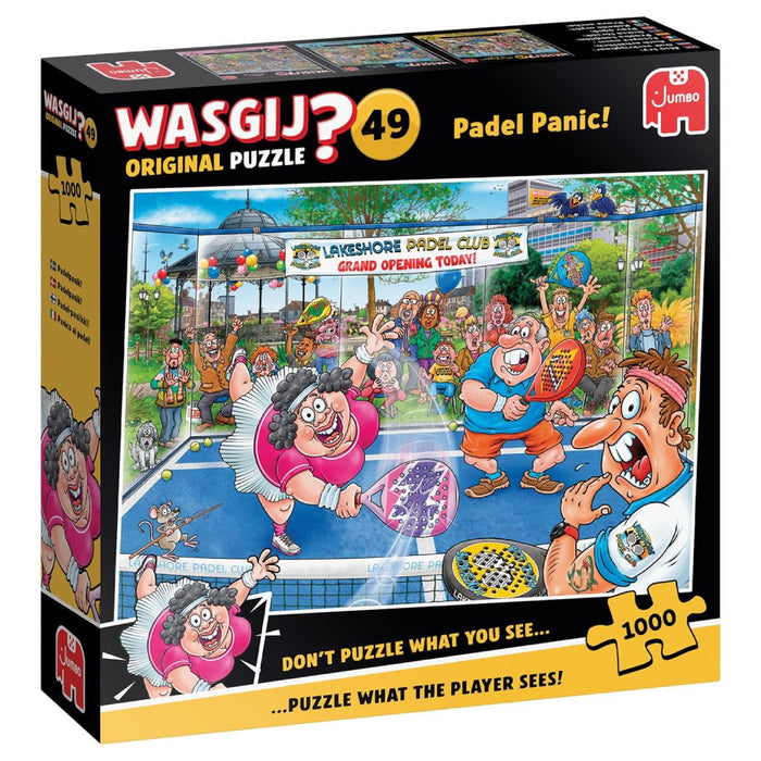 Wasgij Original 49: Padel Panic! 1000 Piece Jigsaw Puzzle