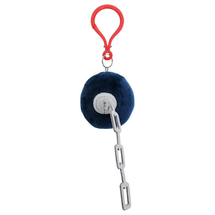 Super Mario Chain Chomp Plush Keychain