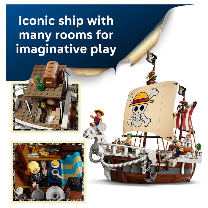 LEGO One Piece: The Going Merry Pirate Ship Building Set