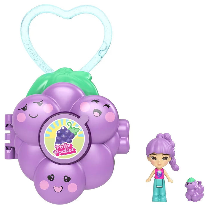 Polly Pocket Fruit Friend Reveal Grape Playset