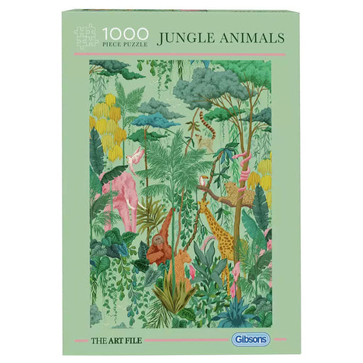 Gibsons The Art File: Jungle Animals 1000 Piece Jigsaw Puzzle