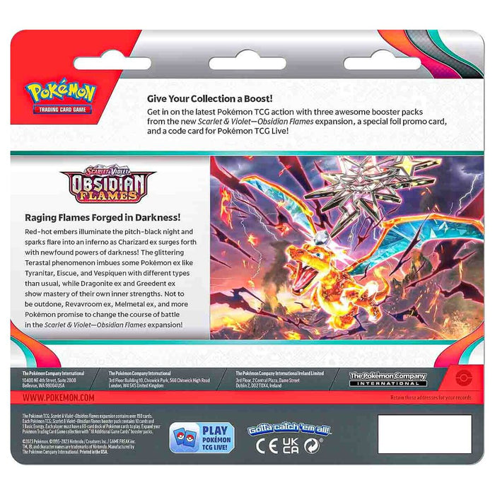 Pokémon Trading Card Game: Scarlet & Violet 3: Obsidian Flames Booster 3 Pack: Eevee