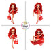 Rainbow High Swim & Style Ruby Anderson Doll