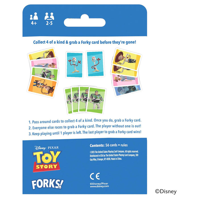 Disney Pixar Toy Story Forks Card Game