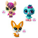 Littlest Pet Shop Slumber Squad Series 5 G7 #423 Bat & #424 Owl & #425 Fennec Fox Figures