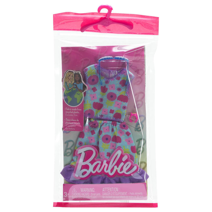Barbie Complete Doll Floral Theme Clothes Pack 