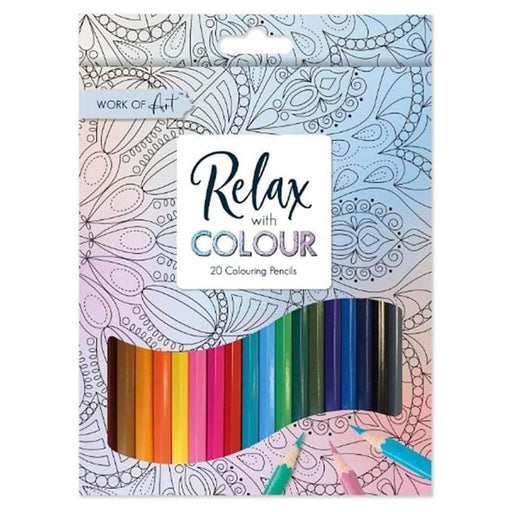 20 Full Size Colour Pencils Colour therapy