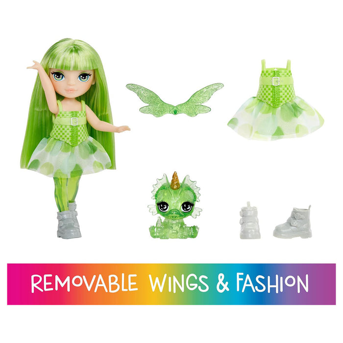 Rainbow High Littles: Rainbow Fantasy Fairies Emerald Hunter Doll