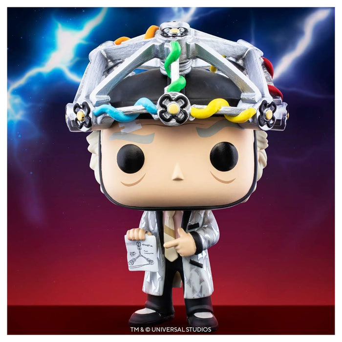 Funko Pop! Movies: Back to the Future: Doc with Helmet Vinyl Figure #959