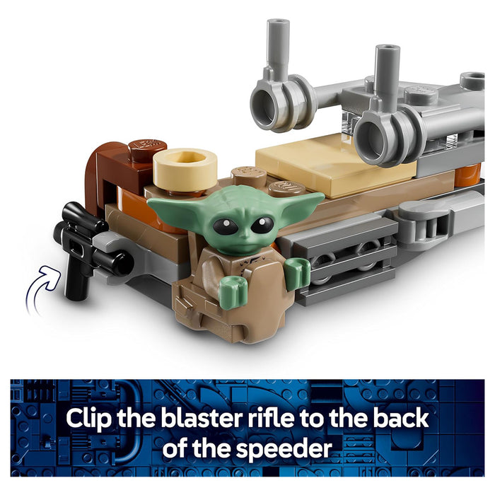 LEGO Star Wars The Mandalorian & Grogu's Speeder Bike 75436 Building Set