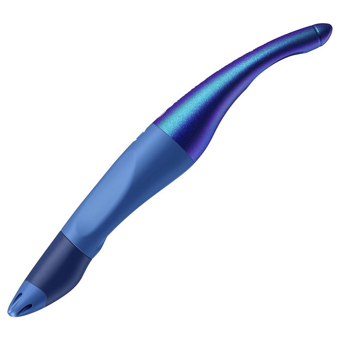 STABILO EASYoriginal Holograph Refillable Handwriting Rollerball Pen Blue Right Handed Grip