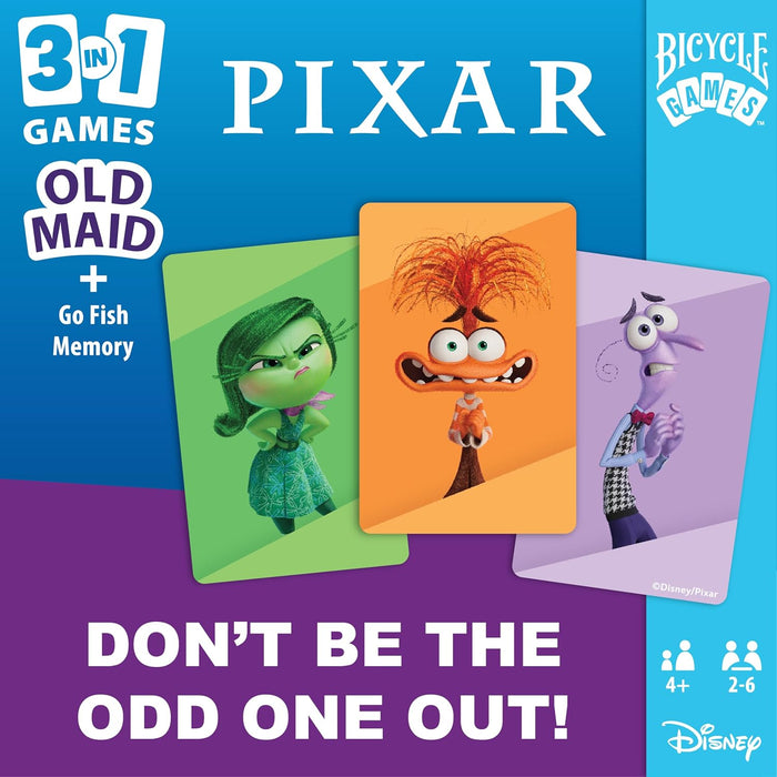 Disney Pixar 3 in 1 Card Games