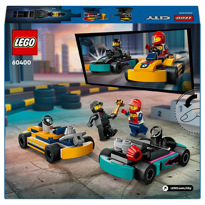 LEGO City Go-Karts and Race Drivers 60400 Building Set