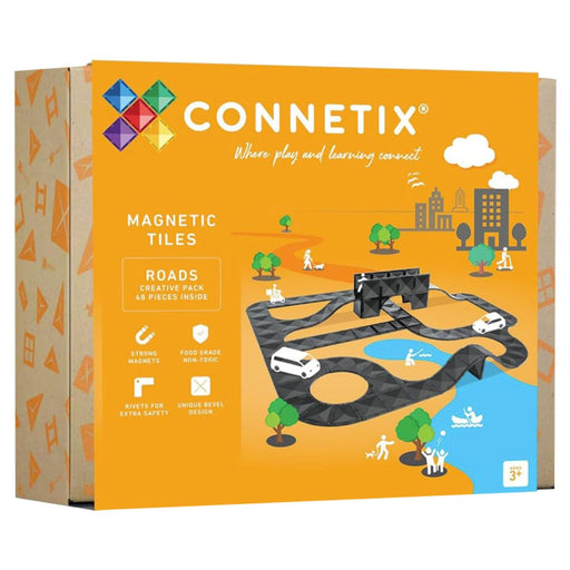 Connetix Magnetic Tiles Roads Creative Pack 48 Pieces