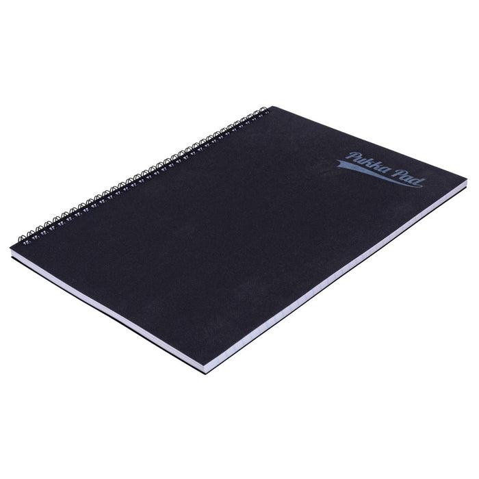 Pukka Pad Pressboard A4 Wirebound Black Notebook