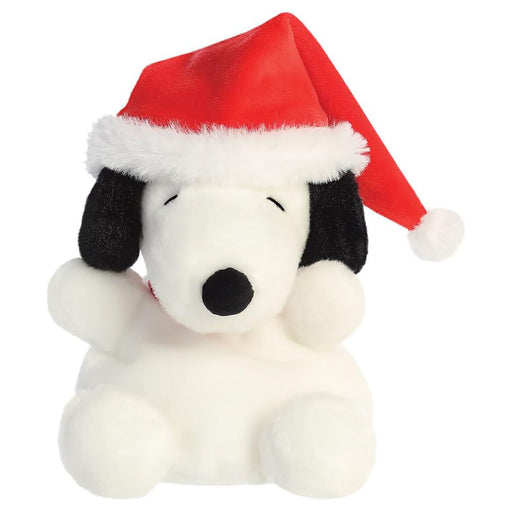 Aurora Palm Pals Peanuts Santa Snoopy Christmas Soft Toy