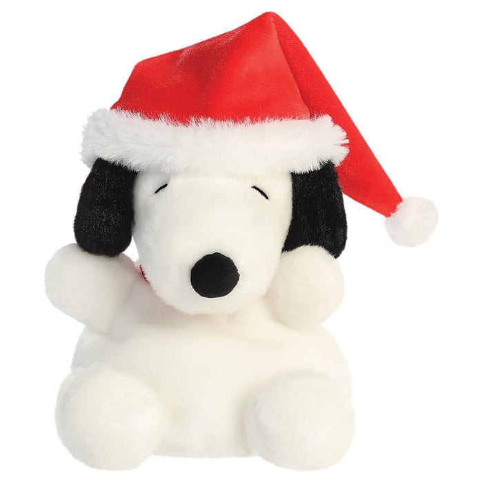 Aurora Palm Pals Peanuts Santa Snoopy Christmas Soft Toy