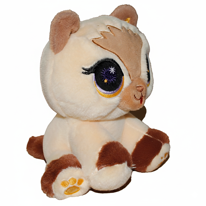 Littlest Pet Shop Cream Cat 6" Cuddle Plush Pet