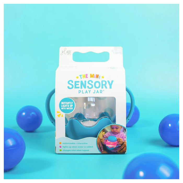 Glo Pals The Mini Sensory Play Jar Blue