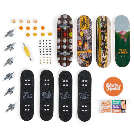 Tech Deck Skate Mental 96mm Fingerboards (4 Pack)