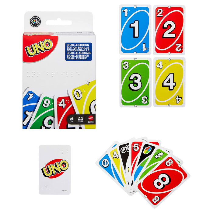 UNO Braille Edition Card Game