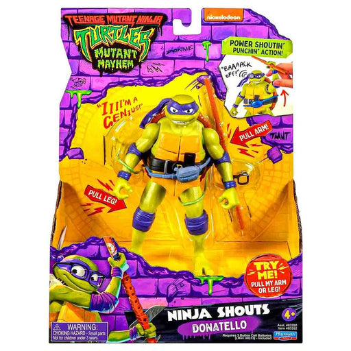 Teenage Mutant Ninja Turtles Mutant Mayhem Ninja Shouts Donatello Action Figure