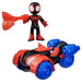 Marvel Spidey and his Amazing Friends Miles 'Spin' Morales Techno-Racer Vehicle 