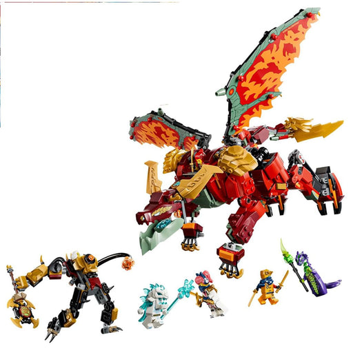 LEGO Ninjago: Dragons Rising: Wyldfyre's Transforming Dragon Mech Building Set