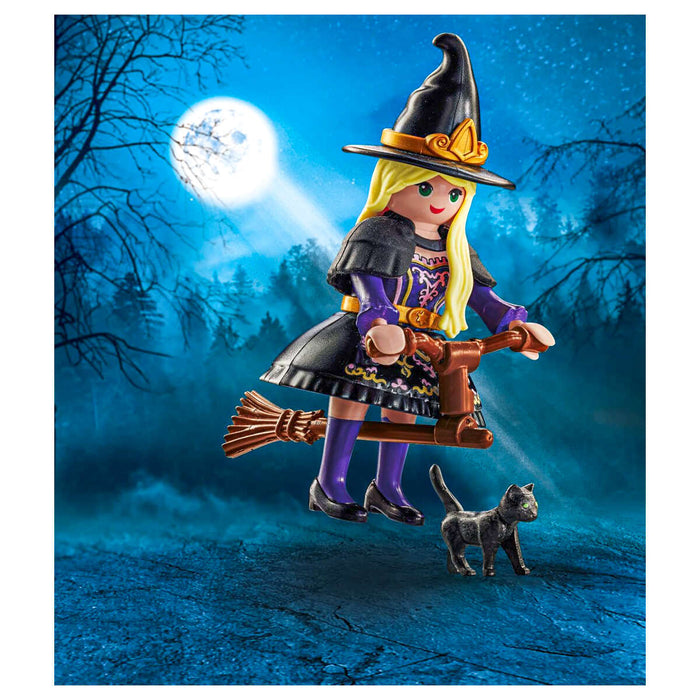 Playmobil Special Plus: Witch with Cat Figure