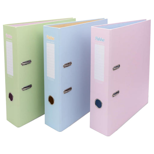 Pukka Pastel Assoted Lever Arch File 10 Pack