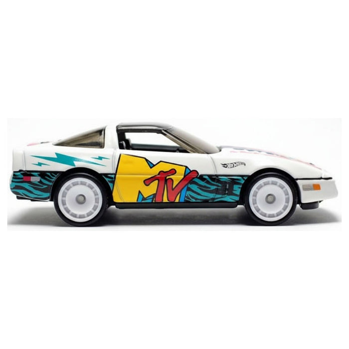 Hot Wheels MTV Pop Culture '84 Corvette Die Cast Car