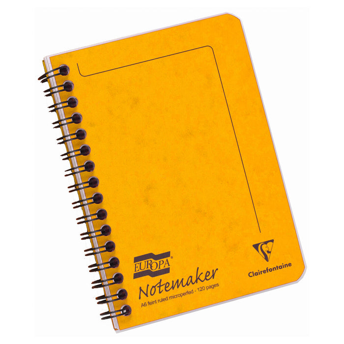 Clairefontaine Europa A6 Notemaker Notebook Assorted Colours (10 Pack) 