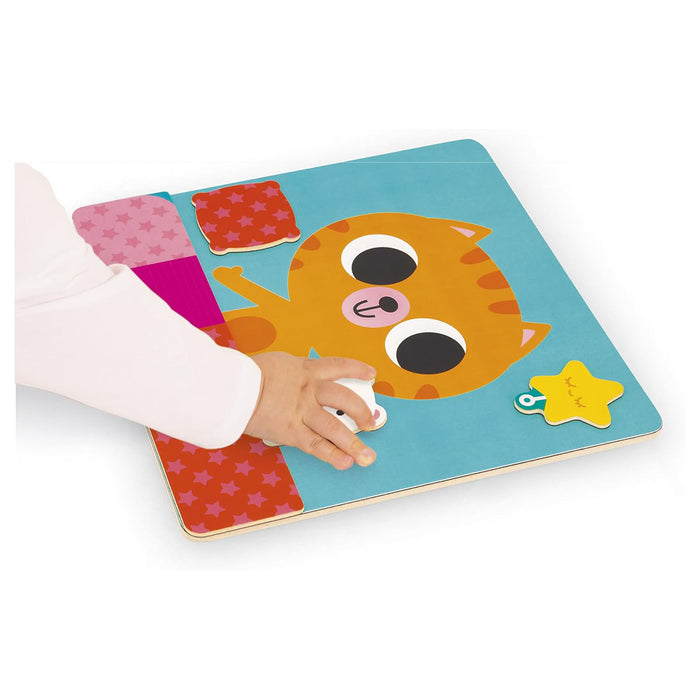 Janod The Daily Routines Cat Magnetic Game