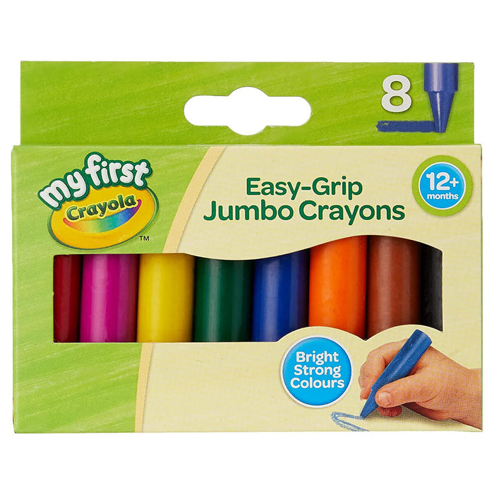 Crayola My First Easy-Grip Jumbo Crayons (8 Pack)