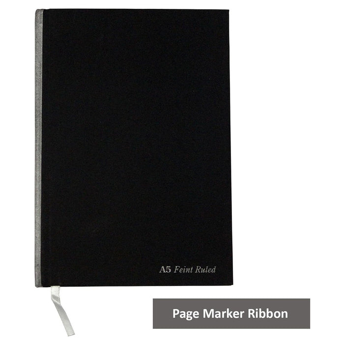 Pukka Pad A5 Case Feint Ruled Black Notebook