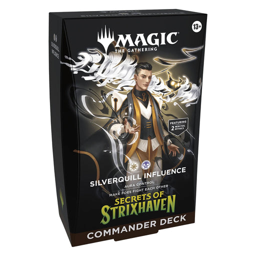 Magic The Gathering Secrets Of Strixhaven Commander Deck Silverquill Influence